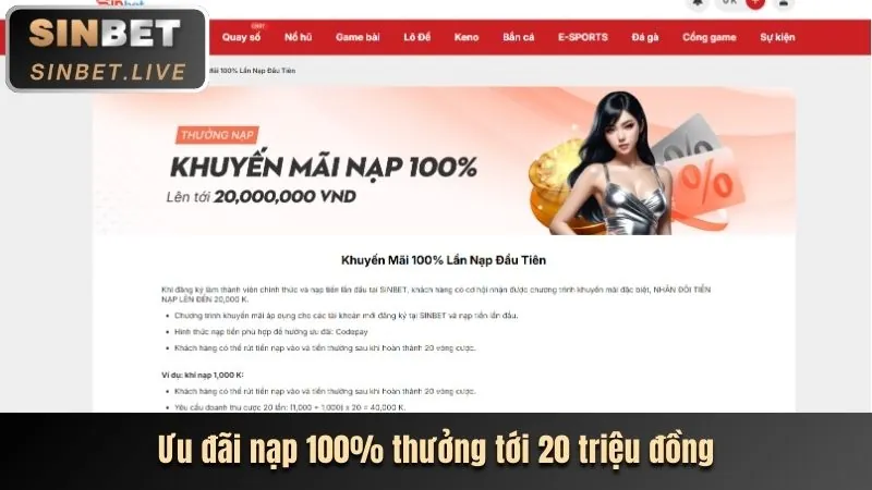 Thưởng nạp lại hàng ngày bắn cá